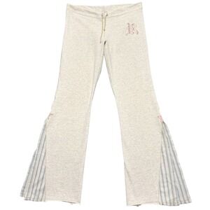Vintage Y2K Riley Flare Sweatpants Sz S Gray 100% Cotton Pants Retro Made In USA